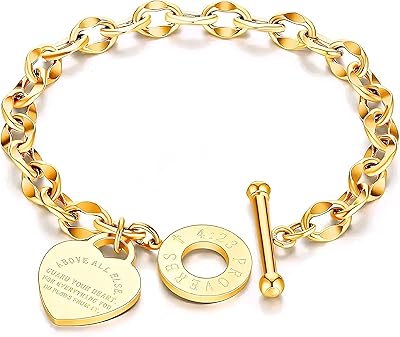 Chaîne de bracelet en acier titane plaqué or 18 carats pour femme avec boîte d'emballage de bijoux de luxe, métal plaqué or. Avec plus de 300000 références disponibles, DIAYTAR COTE D'IVOIRE est la destination idéale pour les consommateurs ivoiriens qui cherchent à acheter des produits de qualité à des prix compétitifs. La boutique en ligne propose une large gamme de catégories, allant de l'électronique à la maison et au jardin, en passant par la mode et la beauté. DIAYTAR COTE D'IVOIRE est déterminée à offrir des services de qualité pour satisfaire les besoins de ses clients.