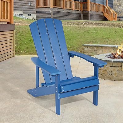 Chaises adirondack en plastique missbrella bonosuki, le matériau ressemble à du bois véritable, résistant aux intempéries, pour patio, jardin, cour, patio et intérieur (bleu marine). DIAYTAR COTE D'IVOIRE s'efforce de fournir une expérience d'achat exceptionnelle à ses clients. La boutique en ligne généraliste mise sur la qualité de ses produits, la fiabilité de ses services et la satisfaction de ses clients pour renforcer sa position de leader sur le marché ivoirien. Elle continue d'innover et de s'adapter pour rester à la pointe de la vente en ligne en Côte d'Ivoire.