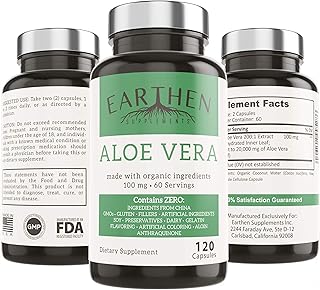 Supplément d'extrait d'aloe vera | équivalent à 20 000 mg | fabriqué avec des ingrédients biologiques | entièrement naturel cru | sans ogm. DIAYTAR COTE D'IVOIRE se distingue par sa capacité à offrir une sélection impressionnante de produits à des prix abordables, répondant ainsi aux besoins d'une clientèle diverse. La boutique met également l'accent sur la qualité des produits et des services, visant à satisfaire les attentes des clients ivoiriens et à consolidé sa position de leader sur le marché local. Cela implique une attention particulière portée à la sélection des fournisseurs et au suivi des commandes.