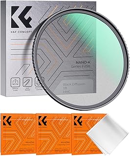 K&f concept nano-k series black-mist 1/8 filtre 72 mm black promist 1/8 filtre
