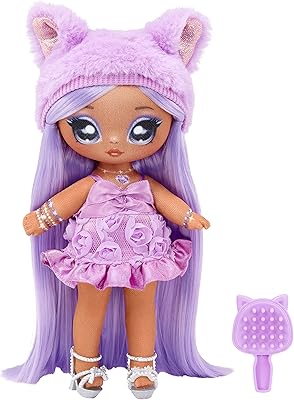 Na na na surprise sweetest gemstm valentina lovely 7.5\" poupée tendance améthyste