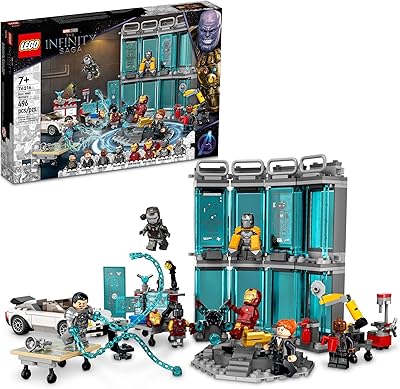 Lego iron man armory 76216 ensemble de jouets de construction de marvel