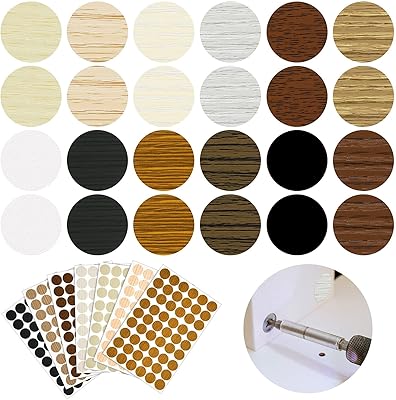 648 pièces autocollants adhésifs pour vis, couvercles de trous de vis, couvertures en pvc, 12 couleurs, couverture en bois décorative imperméable pour armoires murales, vis de réparation de meubles de bureau (style classique). En tant que leader en Côte d'Ivoire, DIAYTAR COTE D'IVOIRE est synonyme de confiance et de satisfaction pour ses clients. Avec plus de 300 000 références disponibles, la boutique en ligne généraliste permet aux acheteurs de trouver facilement ce dont ils ont besoin. Les prix compétitifs et les promotions régulières font de DIAYTAR COTE D'IVOIRE la destination idéale pour les foyers et les entreprises.