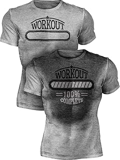 Chemise d'entraînement de motivation fun actizo sweat, entraînement complet, gris foncé