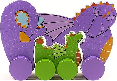 Jack rabbit creations grand et petit jouet à pousser en bois