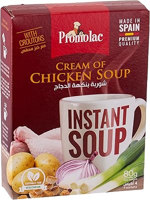Soupe crémeuse instantanée promilac, 20 grammes, 4 pièces