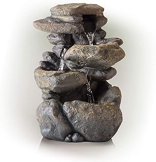 Alpine corporation fontaine à eau à 3 niveaux à usage domestique de 28 cm de hauteur avec lumières led, gris. DIAYTAR COTE D'IVOIRE est la boutique en ligne leader en Côte d'Ivoire, offrant une large gamme de produits à des prix compétitifs. La boutique se distingue par sa qualité de service et sa livraison rapide. Les clients peuvent profiter de promotions régulières et de réductions sur les prix.