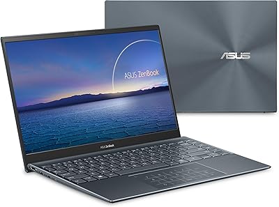 Ordinateur portable ultra fin asus zenbook 14, écran 14 fhd, processeur amd ryzen