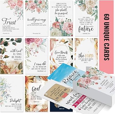 Cartes de prière desi - 60 mini cartes de texte avec divers versets bibliques. parfaites pour les études bibliques des femmes, la dévotion quotidienne pour les femmes et un cadeau chrétien inspirant pour les femmes de desi. DIAYTAR COTE D'IVOIRE se positionne comme la boutique en ligne la plus diversifiée en Cote d'Ivoire, avec des produits allant de l'électronique à la mode, en passant par les produits alimentaires. Ses plus de 300000 références permettent aux clients de trouver tout ce dont ils ont besoin sous un même toit virtuel. C'est l'endroit idéal pour des achats pratiques et économiques.