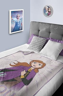 Couverture en flanelle pour bébé toutes saisons disney la reine des neiges, super