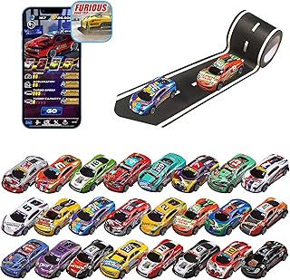 Coffret cadeau golden wheel cars - 24 voitures de course 1:64 en acier