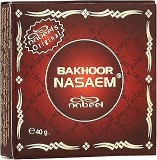 Parfum bakhoor nasayem plain pour unisexe de nabil perfumes, 40 grammes