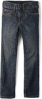 Jean basique à jambe droite pour garçons the children's place