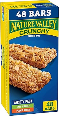 Barres granola croquantes nature valley, pack varié, 1,49 oz, 24 ct, 48 barres