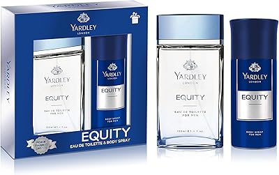 Coffret de parfum all-day equity de yardley london, présenté en cadeau composé d'une eau de toilette all-day d'une contenance de 100 ml et d'un spray corporel d'une contenance de 150 ml. En visitant DIAYTAR COTE D'IVOIRE, vous avez accès à une vaste sélection de produits provenant de marques reconnues et locales, toutes disponibles sur une plateforme conviviale et sécurisée pour les achats en ligne.