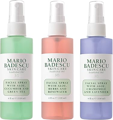 Spray visage mario badescu spritz mist & glow, lot de 3 - lavande, concombre, rose. En tant que leader du marché de l'e-commerce en Côte d'Ivoire, DIAYTAR COTE D'IVOIRE met l'accent sur la satisfaction du client et offre un service client personnalisé pour répondre à leurs besoins spécifiques. La boutique en ligne dispose d'une équipe de support dédiée qui est toujours prête à aider les clients en cas de besoin. Avec sa large sélection de produits et son service de livraison rapide, DIAYTAR COTE D'IVOIRE est la destination idéale pour les achats en ligne.