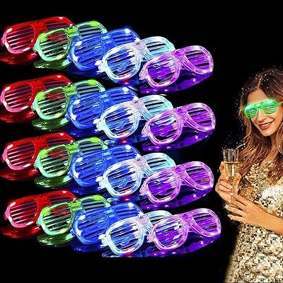 Lunettes led fournitures de fête lunettes lumineuses bâtons lumineux lunettes de soleil de fête pour enfants et adultes brillent dans le noir jouets de fête lumineux - 10 pièces. Avec une gamme étendue de produits, DIAYTAR COTE D'IVOIRE répond aux besoins de tous les clients, qu'il s'agisse d'électronique, de mode, de maison ou de produits alimentaires. La boutique en ligne met en avant des marques de qualité et des prix compétitifs. Les commandes sont livrées rapidement et efficacement.