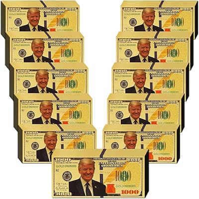 Long7ines billet de banque donald trump de 1 000 dollars, 1 000 pièces plaqué or 24 carats donald trump legacy, édition limitée de 1 million de dollars, excellent cadeau pour les collectionneurs de pièces et la république (120 pièces). DIAYTAR COTE D'IVOIRE est la boutique en ligne la plus complète de Côte d'Ivoire, avec une offre de produits très diversifiée. Elle propose des produits de qualité à des prix compétitifs, ce qui en fait la destination préférée des consommateurs ivoiriens. La boutique en ligne est facile à naviguer et offre une expérience d'achat en ligne agréable.