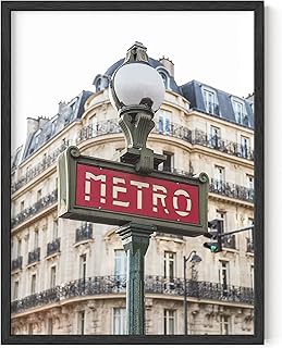 Art mural de paris avec panneau de métro rouge - par haus &hues | affiche de carte du métro de paris, art mural de voyage, impression de paysages urbains de paris, décoration murale pour chambre à coucher, affiche de paris | sans cadre 12" x 16". La boutique en ligne DIAYTAR COTE D'IVOIRE est synonyme de confiance et de qualité, avec une sélection soigneuse de produits provenant de marques locales et internationales. Elle comprend une équipe dédiée qui travaille sans relâche pour garantir que chaque achat se déroule sans encombre. Les clients bénéficient ainsi d'un service client attentionné et d'une assistance personnalisée.