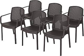 Cosmoplast six queen chairs blanc