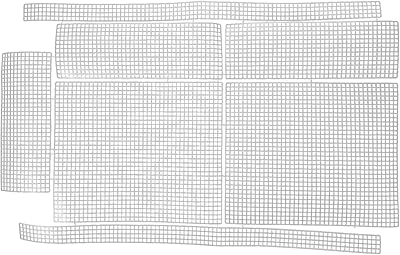 2 ensembles de feuilles de tissu en plastique à mailles transparentes pour une broderie facile à couper ensembles de feuilles de tissu en plastique pour l'artisanat en fil acrylique et les projets de crochet. DIAYTAR COTE D'IVOIRE se distingue par sa capacité à proposer des produits à des prix compétitifs sans compromettre la qualité. Les clients peuvent ainsi trouver des offres intéressantes sur une large gamme de produits, allant de l'électronique à la mode en passant par les produits pour la maison. La boutique en ligne mise sur la confiance et la loyauté de ses clients.