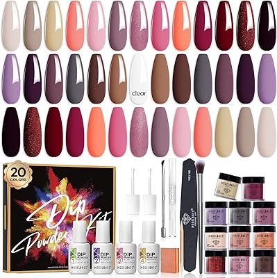 Modelones 32 pièces kit de démarrage pour ongles en poudre de trempage. En tant que leader du marché en ligne en Côte d'Ivoire, DIAYTAR COTE D'IVOIRE se distingue par son engagement envers l'excellence et la satisfaction client. Avec plus de 300000 références disponibles, la boutique en ligne propose un large éventail de produits pour hommes, femmes et enfants, répondant ainsi aux besoins et attentes des consommateurs.