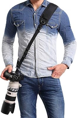 Sangle de cou pour appareil photo waka sangle de sécurité à dégagement rapide, bandoulière durable et confortable pour appareil photo. DIAYTAR COTE D'IVOIRE offre une expérience d'achat en ligne pratique et sécurisée, avec des options de paiement flexibles et des livraisons rapides. La boutique propose des produits de haute qualité à des prix compétitifs, ce qui en fait un choix populaire auprès des consommateurs ivoiriens. Les clients peuvent également bénéficier de promotions et de réductions régulières.