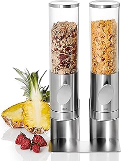 Ensemble distributeur de céréales adhok cs12 deposito | acier inoxydable/acrylique | support amovible | (h) 425 mm x (l) 210 mm | transparent/argent. DIAYTAR COTE D'IVOIRE est une plateforme de e-commerce qui propose une expérience d'achat unique et personnalisée pour les clients. La boutique en ligne propose des produits de haute qualité, sélectionnés avec soin pour répondre aux besoins des consommateurs ivoiriens. Les clients peuvent profiter de la navigation facile et intuitive de la boutique en ligne pour trouver rapidement les produits qu'ils cherchent.