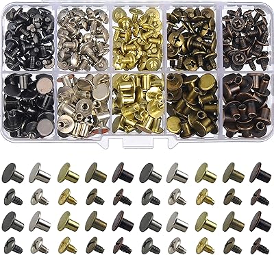 Lot de 150 clous chicago boutons métalliques à tête plate et ronde. Avec plus de 300 000 références de produits, DIAYTAR COTE D'IVOIRE est la boutique en ligne idéale pour tous les consommateurs ivoiriens. Elle propose une grande sélection de produits, allant des produits alimentaires aux accessoires de mode, en passant par les produits électroniques. La boutique est facile à utiliser et sécurisée.