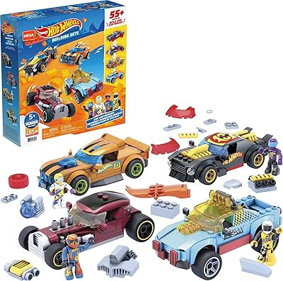 Mega constructs hot wheels racing set de construction gvm13 jouets de construction