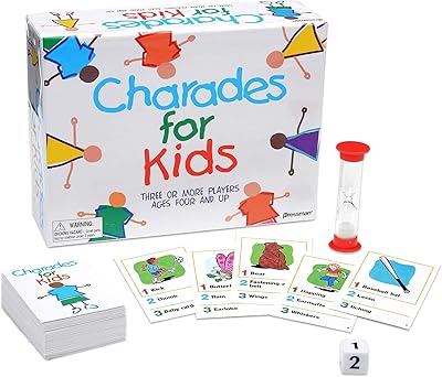Jeu pressman charades pour enfants (trois joueurs ou plus, 4 ans et plus)