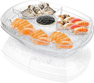 Plateau de service à glace diyu à 4 sections avec couvercle rabattable pour repas de fête, plateau de service extérieur avec plateau de refroidissement à glace pour apéritifs, fruits, légumes, salades, pique-nique, collations. Avec plus de 300 000 références de produits, DIAYTAR COTE D'IVOIRE est la boutique en ligne la plus complète en Côte d'Ivoire. Les clients peuvent trouver des produits de haute qualité dans diverses catégories, allant de l'électronique à la mode en passant par les produits alimentaires. La boutique en ligne propose également des promotions et des offres spéciales pour les clients fidèles.