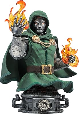 Diamond select toys marvel doctor doom gilet, multicolore, 6"