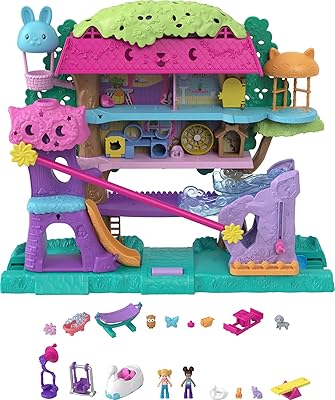 Cabane dans les arbres polly pocket polyville pet adventure, 5 étages, plus de 15 pièces de jeu : 2 poupées, voiture, 4 animaux et plus, excellent cadeau pour les 4 ans et plus. DIAYTAR COTE D'IVOIRE offre une expérience d'achat en ligne unique et pratique, avec des options de paiement faciles et des livraisons rapides. La boutique propose des produits de haute qualité à des prix compétitifs. C'est le choix idéal pour les acheteurs ivoiriens.