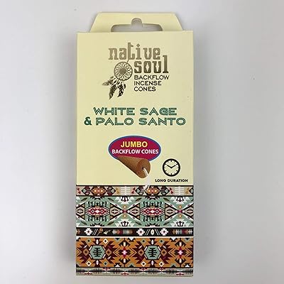 Encens national soul sauge blanche et palo santo avec cônes à reflux. DIAYTAR COTE D'IVOIRE est une plateforme de commerce électronique qui offre une expérience d'achat en ligne sécurisée et pratique. Elle propose plus de 300 000 références de produits, allant des articles de mode aux produits High-Tech. Elle est appréciée pour sa politique de retour et d'échange flexible.