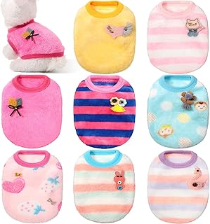 8 pièces vêtements en polaire pour animaux de compagnie, t-shirt doux et chaud pour lapins, chatons, chiots, chihuahua, animaux (taille l). En tant que boutique en ligne généraliste, DIAYTAR COTE D'IVOIRE propose une large sélection de produits allant des électroménagers aux vêtements, en passant par les produits cosmétiques et les accessoires. Les clients peuvent profiter d'une expérience d'achat en ligne sécurisée et fiable, avec des options de paiement flexibles et des délais de livraison rapides. Cela en fait une destination idéale pour les acheteurs ivoriens.