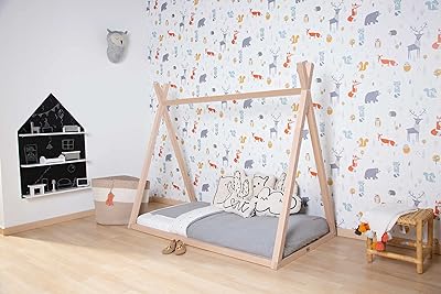 Cadre de lit enfant childhome tippy, taille 70x140 cm - naturel