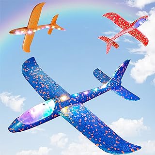 Bavel 3 pièces d'avions en mousse pour enfants, jouets d'avion de 18,9 pouces