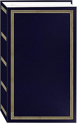 Album photo pioneer stc-504 bleu marine, 504 pochettes 4" x 6"