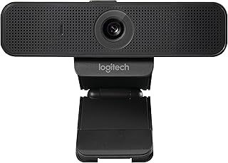Webcam hd logitech c925e, caméra 1080p avec microphones stéréo intégrés, pour ordinateur