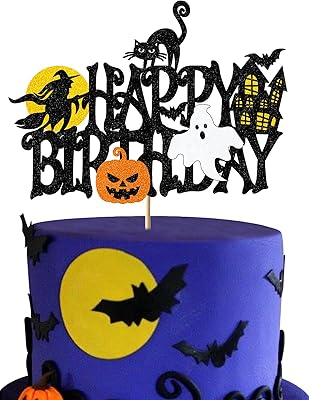 Décorations de fête d'anniversaire d'halloween à paillettes, décorations de gâteaux pour garçons et filles, chat effrayant, sorcière, château fantôme, citrouille, fournitures de décoration de fête d'anniversaire. La boutique en ligne DIAYTAR COTE D'IVOIRE propose une expérience d'achat pratique et divertissante, avec des fonctionnalités telles que la recherche de produits, les filtres de prix et les avis clients. Elle permet aux consommateurs de comparer facilement les prix et les fonctionnalités des produits, facilitant ainsi leur processus de prise de décision d'achat. De plus, elle propose régulièrement des promotions et des offres spéciales.