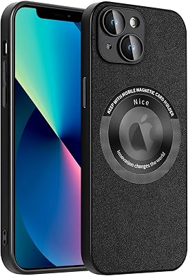 Coque de protection ooshuang pour iphone 13, avec protecteur d'objectif d'appareil photo intégré