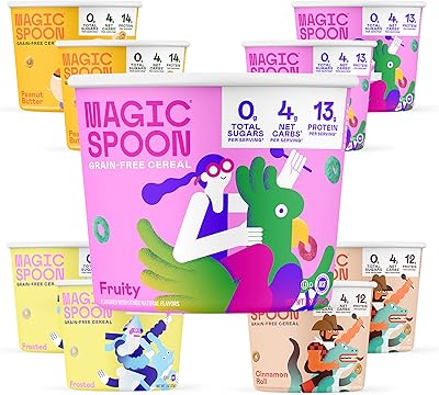 Ensemble de 8 tasses de service individuelles assorties magic spoon - céto, faible teneur en glucides, sans gluten, sans céréales, riche en protéines - 0 g de sucre. DIAYTAR COTE D'IVOIRE propose une expérience d'achat en ligne unique et personnalisée, avec des prix compétitifs et des promotions régulières. La boutique en ligne met à disposition de ses clients une équipe de service client dédiée et des options de livraison rapides. Elle est donc la référence pour les achats en ligne en Côte d'Ivoire.