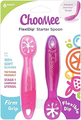 Cuillères pour bébé en silicone chome | flexidip - cuillère à tremper auto-alimentée pour l'étape 1 | embout doux pour la dentition avec poignée robuste | 100 % silicone | 2 pièces rose violet (paquet de 1) rose violet. DIAYTAR COTE D'IVOIRE est la boutique en ligne idéale pour ceux qui recherchent des produits de haute qualité à des prix abordables. Avec une équipe de professionnels dédiés à fournir le meilleur service client, vous pouvez être sûr d'avoir une expérience d'achat en ligne sans problème. La boutique en ligne DIAYTAR COTE D'IVOIRE est la référence pour le shopping en Cote d'Ivoire.