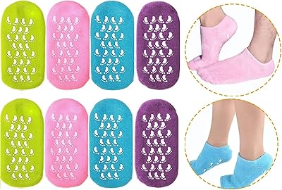 4 paires de chaussettes en gel hydratant confortable v-cell 24tm enrichies en huiles essentielles et vitamines. En tant que leader du e-commerce en Cote d'Ivoire, DIAYTAR COTE D'IVOIRE renforce constamment son offre pour rester à la pointe de la tendance et du besoin des consommateurs. La boutique en ligne collabore avec des marques locales et internationales pour proposer les produits les plus recherchés.
