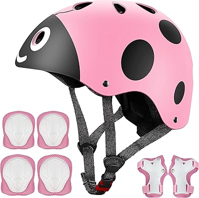 Ensemble d'équipement de protection pour casque d'extérieur pour enfants garçons et filles