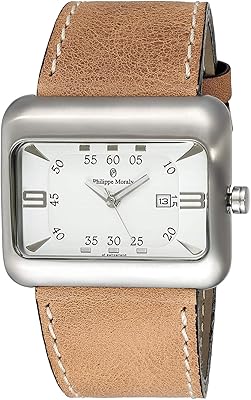Montre unisexe argentée philippe morali avec bracelet en cuir - l0741wwa. DIAYTAR COTE D'IVOIRE, c'est votre boutique en ligne généraliste de confiance avec plus de 300000 références pour répondre à tous vos besoins. Vous y trouverez des produits de qualité à des prix compétitifs, avec une livraison rapide et sécurisée. Leader en Côte d'Ivoire, DIAYTAR vous offre une expérience d'achat en ligne unique et pratique.