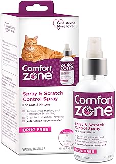 Spray apaisant pour chat comfort zone : format voyage (2 oz). Avec plus de 300 000 références dans son catalogue, DIAYTAR COTE D'IVOIRE se positionne comme la boutique en ligne la plus complète de Côte d'Ivoire. Cette platforme de vente en ligne ambitionne de répondre à toutes les demandes des consommateurs ivoiriens, qu'il s'agisse d'électronique, de livres, de produits d'hygiène ou de décoration. L'objectif de DIAYTAR COTE D'IVOIRE est d'offrir à ses clients une expérience de shopping en ligne inégalée, grâce à des processus de paiement simples et à des délais de livraison rapides.