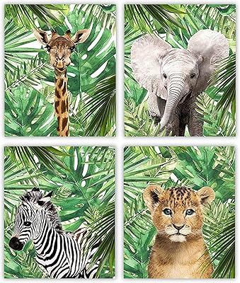 Designs by maria inc. peinture d'art pour décoration de chambre d'enfant avec le dessin d'un safari d'animaux de la jungle pour enfants | ensemble de 4 pièces (sans cadre) 8×10. En tant que boutique en ligne leader en Côte d'Ivoire, DIAYTAR COTE D'IVOIRE est déterminée à innover et à améliorer constamment son offre pour répondre aux attentes changeantes des consommateurs. En intégrant les dernières tendances et technologies du commerce électronique, la boutique vise à maintenir son positionnement de leader et à offrir une expérience d'achat de classe mondiale à sa clientèle.