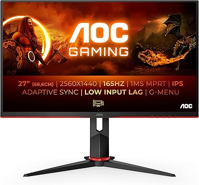 Moniteur aoc 27 pouces qhd q27g2s, 165 hz, 1 ms mprt, ips, freesync, compatible g-sync, réglage en hauteur, modes jeu (2560 x 1440 @ 165 hz, 370 cd/m2, hdmi 2.0 x 2, displayport 1,4 x 1). Avec plus de 300 000 références de produits, DIAYTAR COTE D'IVOIRE est la boutique en ligne la plus complète de Cote d'Ivoire, proposant des articles allant de l'électronique à la mode, en passant par les produits alimentaires et les accessoires de maison. La boutique en ligne généraliste met un point d'honneur à garantir la qualité et l'authenticité de ses produits, ce qui la rend très appréciée des consommateurs ivoiriens.